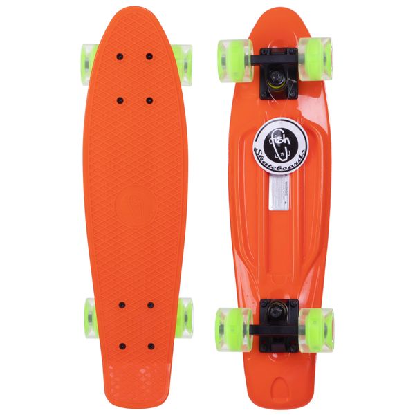 

Пенни Борд Fish Skateboard penny Светятся колеса Оранжевый 57 см (FL7)