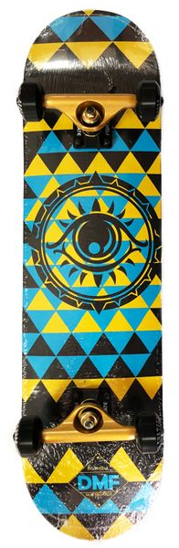 

Скейтборд деревянный канадский клен для трюков Fish Skateboards EYE глаз 79см (sk87)