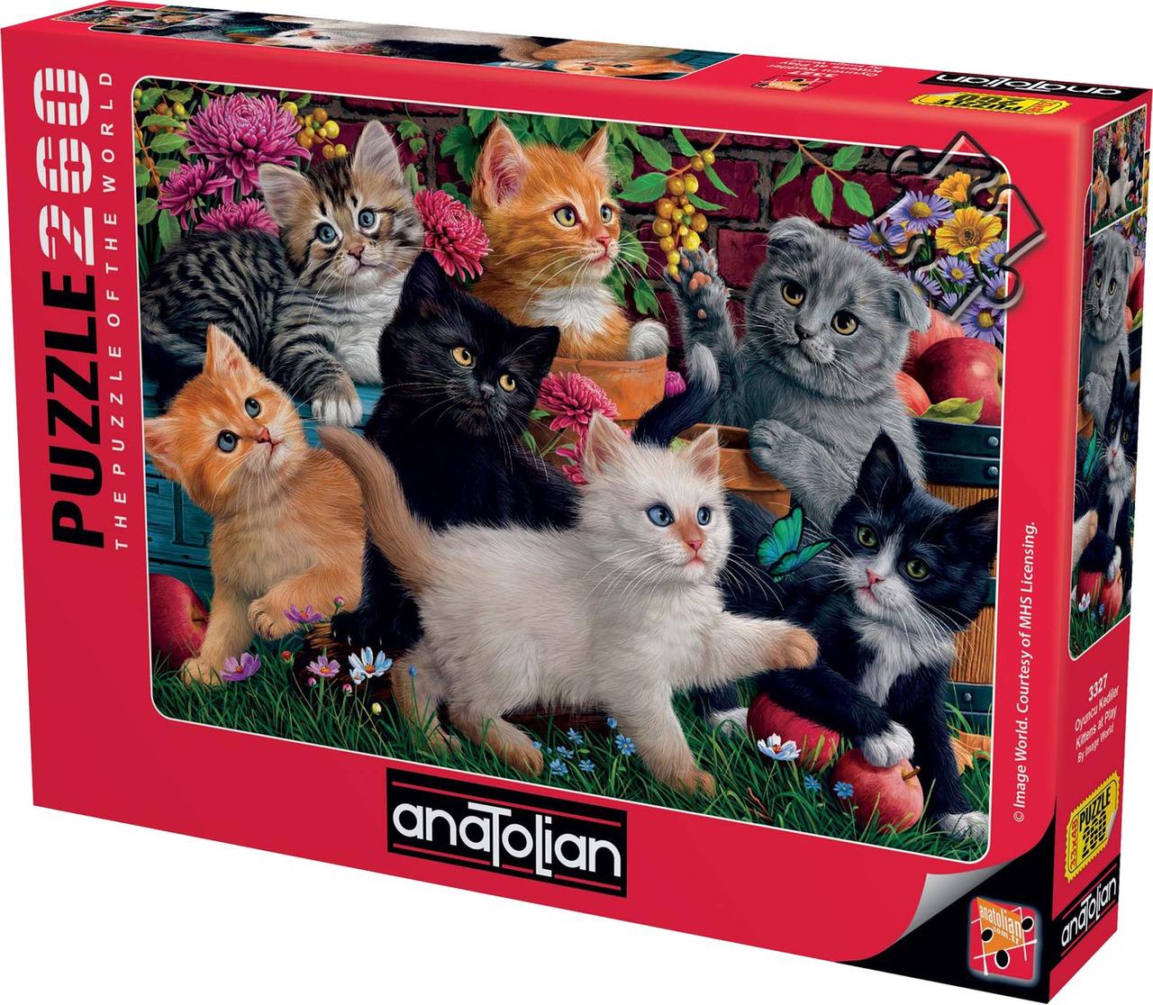 

Пазлы Anatolian Котята в игре на 260 элементов