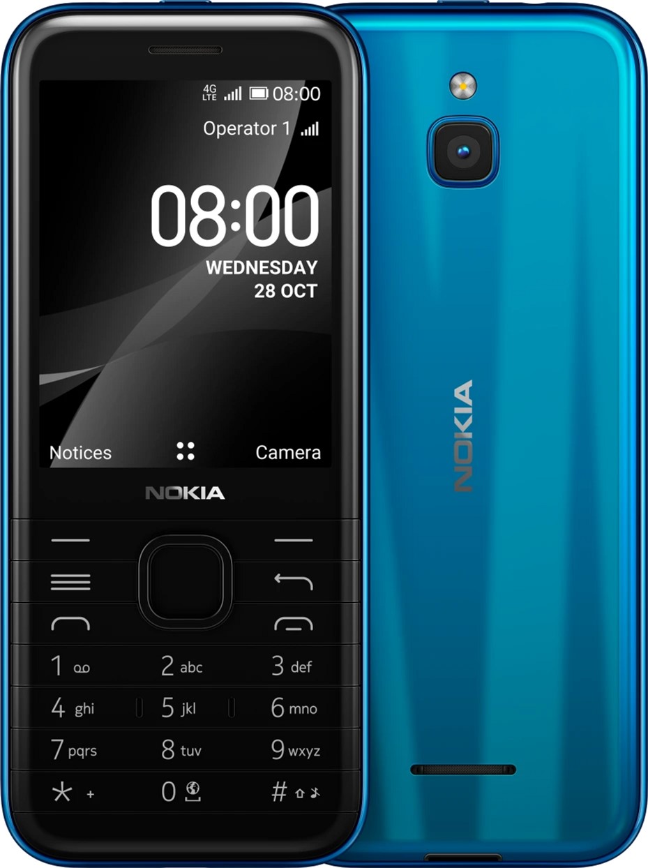 

Мобильный телефон Nokia 8000 DS 4G Blue