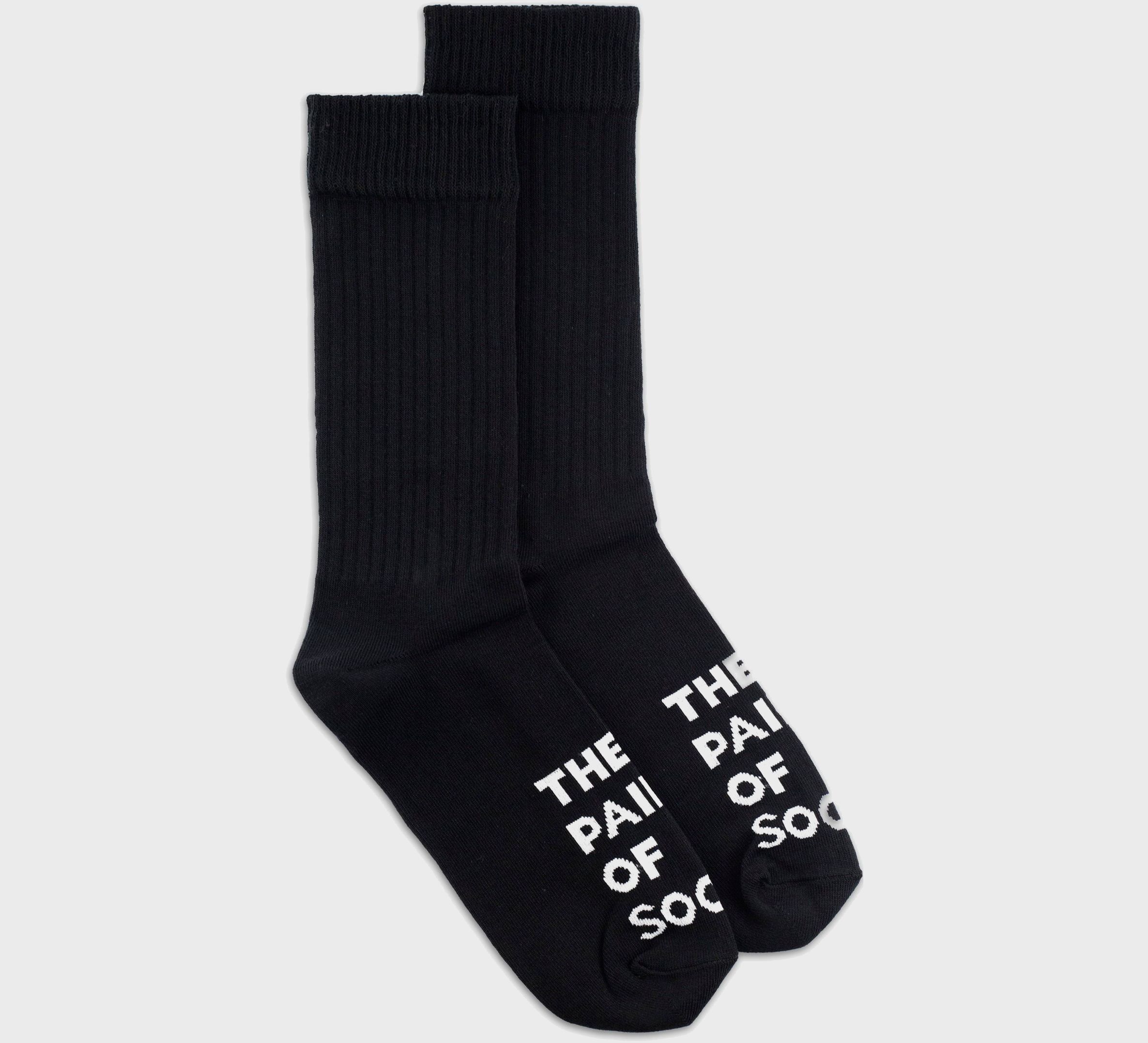 

Носки The Pair of Socks 1P-11002BL-WH 44-46 Черные
