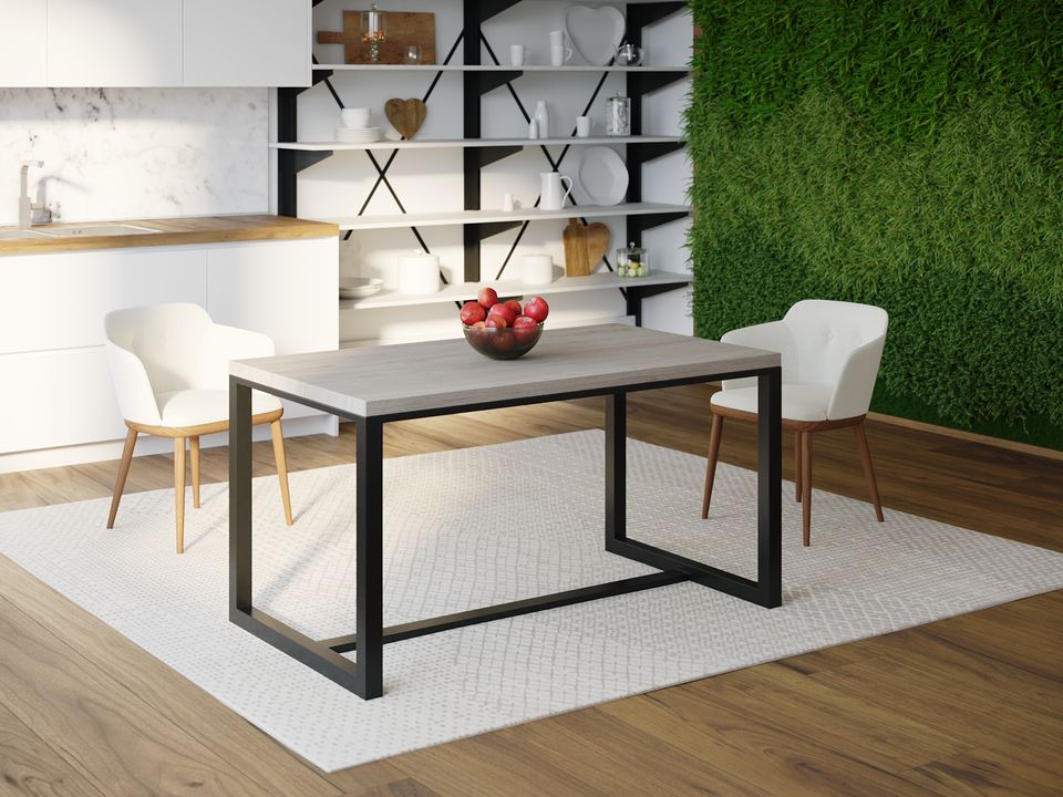 

Обеденный стол HYGGE HG169 Вордінгборг 150 х 80 х 75 см ДСП Дуб Серый