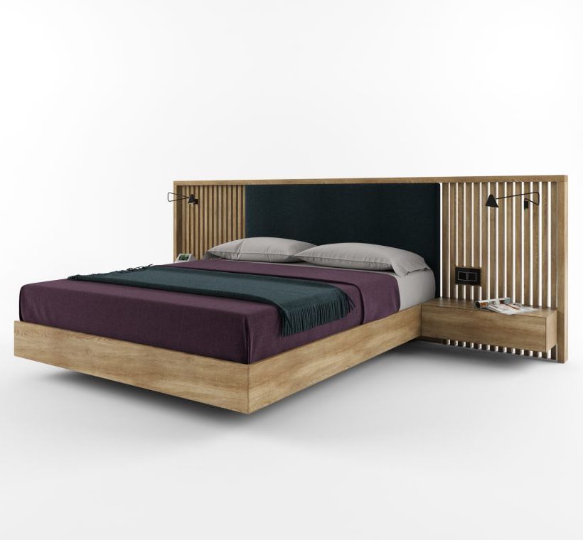 

Двуспальная кровать Skandi Wood SWB032 Абердин 160 x 200 см Ясень (Дерево масив Ясень) Без Подъемного механизма