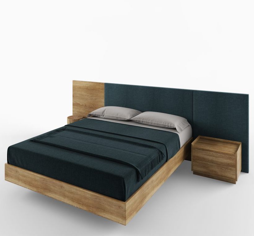 

Двуспальная кровать Skandi Wood SWB037 Эрвин 180 x 200 см Ясень (Дерево масив Ясень) С подъемным механизмом