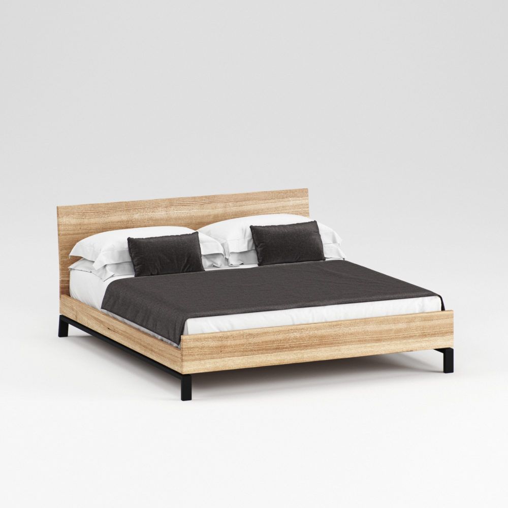 

Двуспальная кровать Skandi Wood SWB002 Бирмингем 180 x 200 см Ясень (Дерево масив Ясень) Без Подъемного механизма