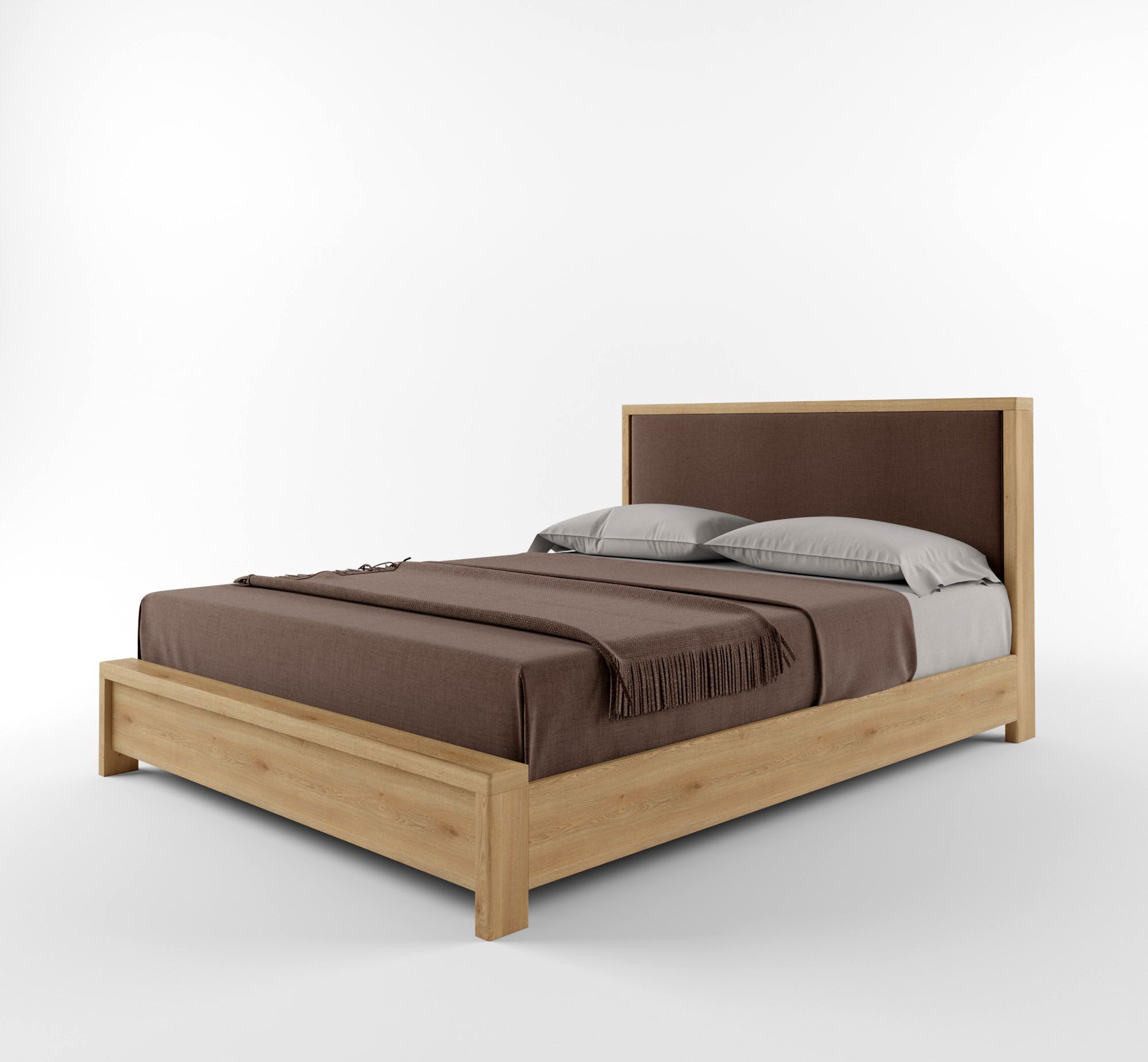 

Двуспальная кровать Skandi Wood SWB038 Берсден 160 x 200 см Ясень (Дерево масив Ясень) С подъемным механизмом