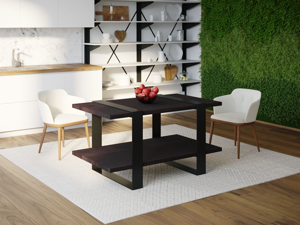 

Обеденный стол HYGGE HG153 Абенра 150 х 80 х 75 см ДСП Дуб Венге магия
