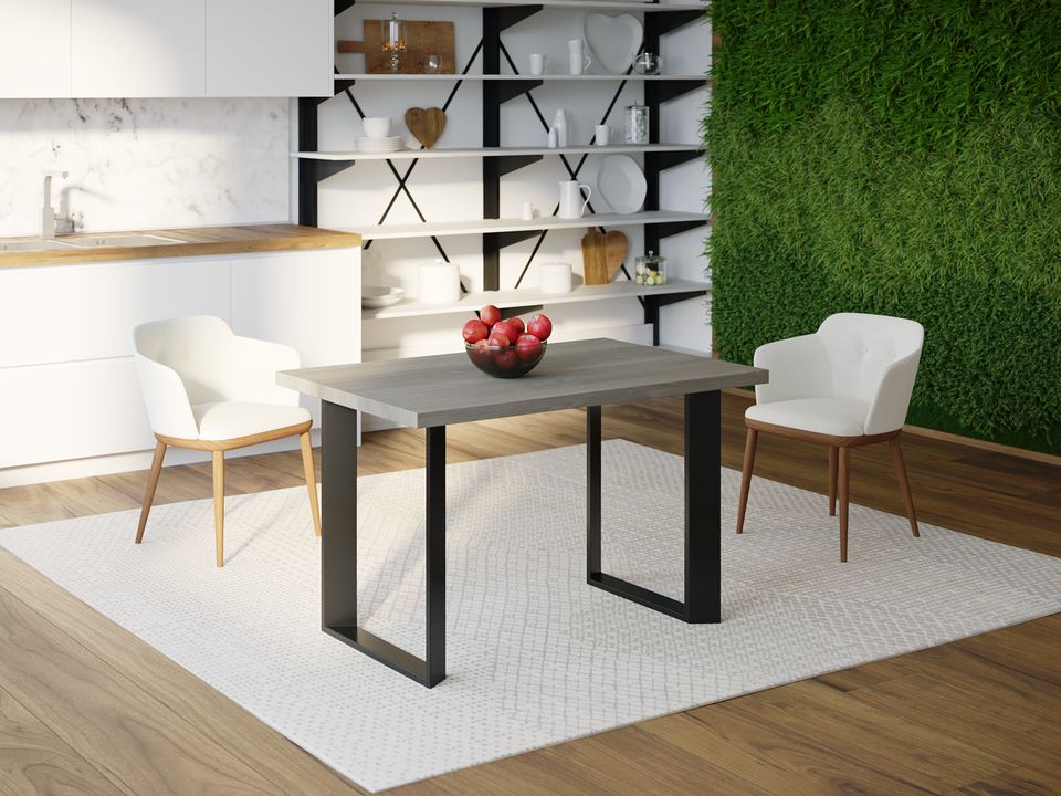 

Обеденный стол Skandi Wood SW047 Иллинойс 200 х 80 х 75 см МДФ+Шпон Дуб Серый