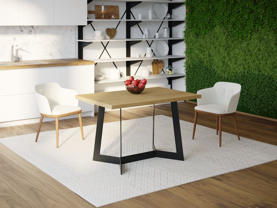

Обеденный стол Skandi Wood SW063 Нью-Мексико 135 х 80 х 75 см МДФ+Шпон Дуб Натуральный