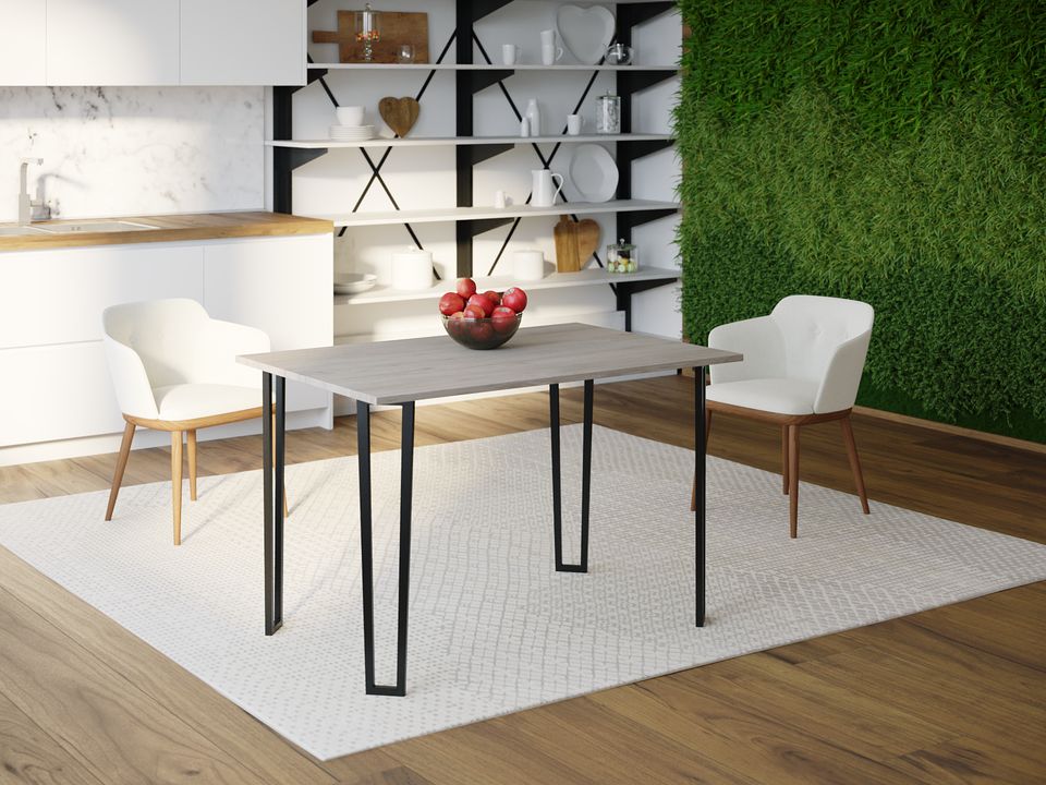 

Обеденный стол Skandi Wood SW041 Вермонт 180 х 80 х 75 см МДФ+Шпон Дуб Серый