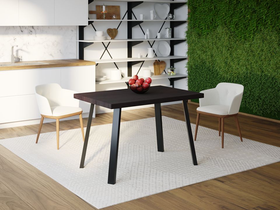 

Обеденный стол Skandi Wood SW074 Линкольн 180 х 80 х 75 см МДФ+Шпон Дуб Венге
