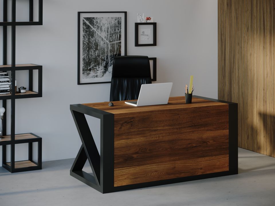 

Компьютерный стол Skandi Wood SW115 Оклахома 200 х 80 х 75 см МДФ+Шпон Дуб Серый (SW11520875GrOMDF)