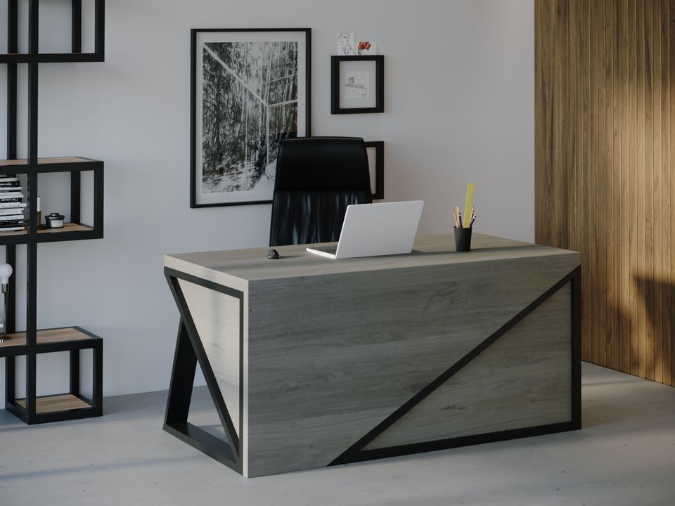 

Компьютерный стол Skandi Wood SW108 Канзас 200 х 80 х 75 см МДФ+Шпон Дуб Натуральный (SW10820875NaOMDF)