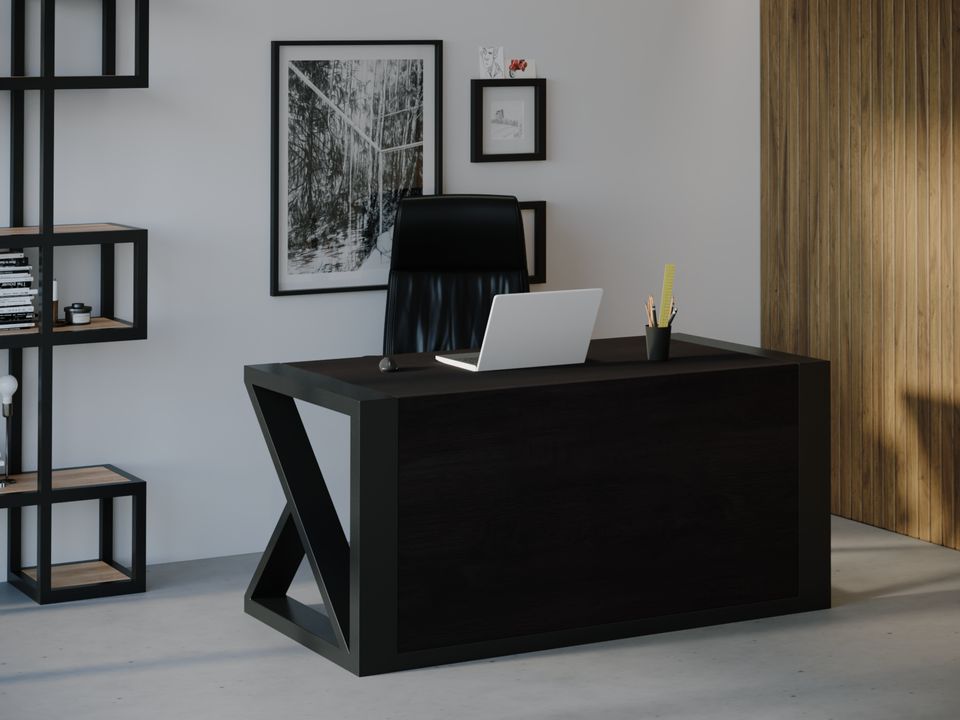 

Компьютерный стол Skandi Wood SW115 Оклахома 150 х 80 х 75 см МДФ+Шпон Дуб Венге