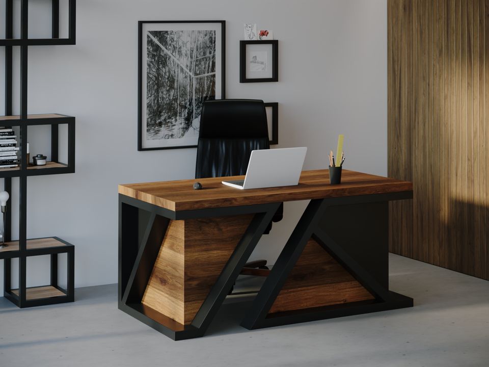 

Компьютерный стол Skandi Wood SW116 Пенсильвания 150 х 80 х 75 см МДФ+Шпон Дуб Коричневый