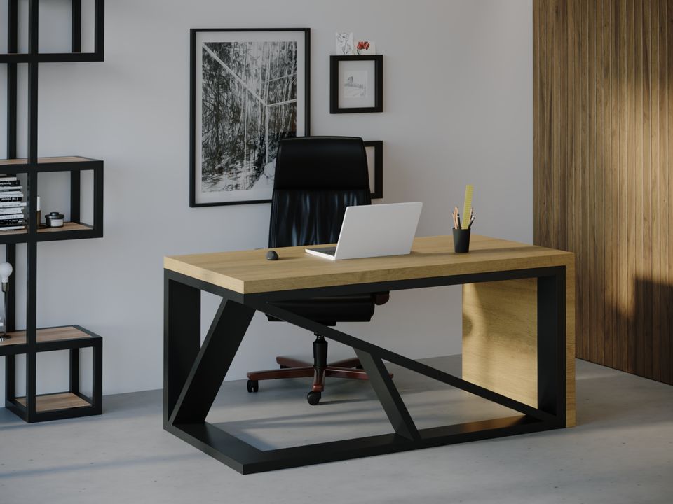 

Компьютерный стол Skandi Wood SW107 Индиана 135 х 80 х 75 см МДФ+Шпон Дуб Натуральный