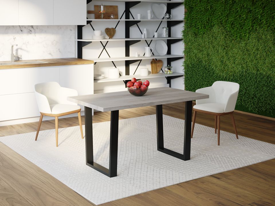 

Обеденный стол Skandi Wood SW087 Аннаполис 135 х 80 х 75 см МДФ+Шпон Дуб Серый