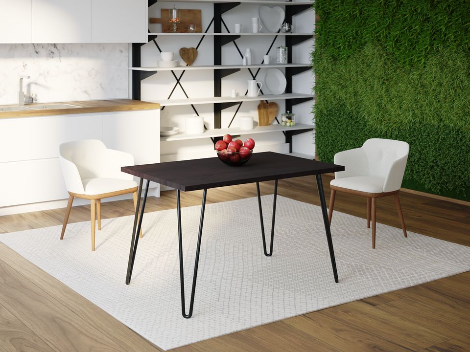 

Обеденный стол Skandi Wood SW090 Санта-Фе 150 х 80 х 75 см МДФ+Шпон Дуб Венге