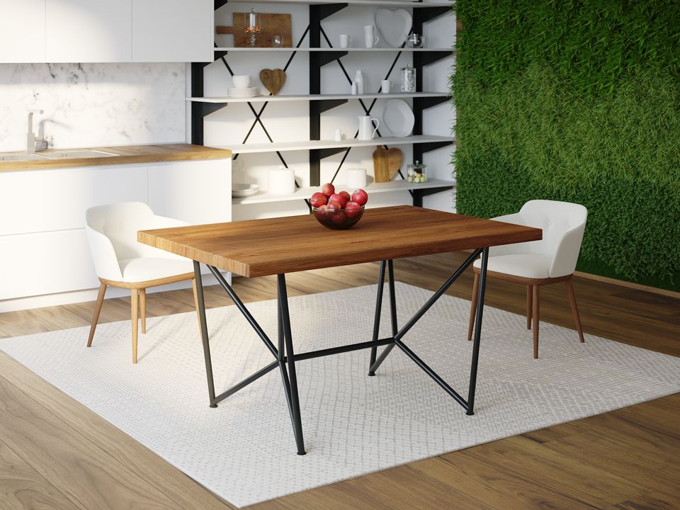 

Обеденный стол Skandi Wood SW084 Гаррисберг 120 х 80 х 75 см МДФ+Шпон Дуб Коричневый