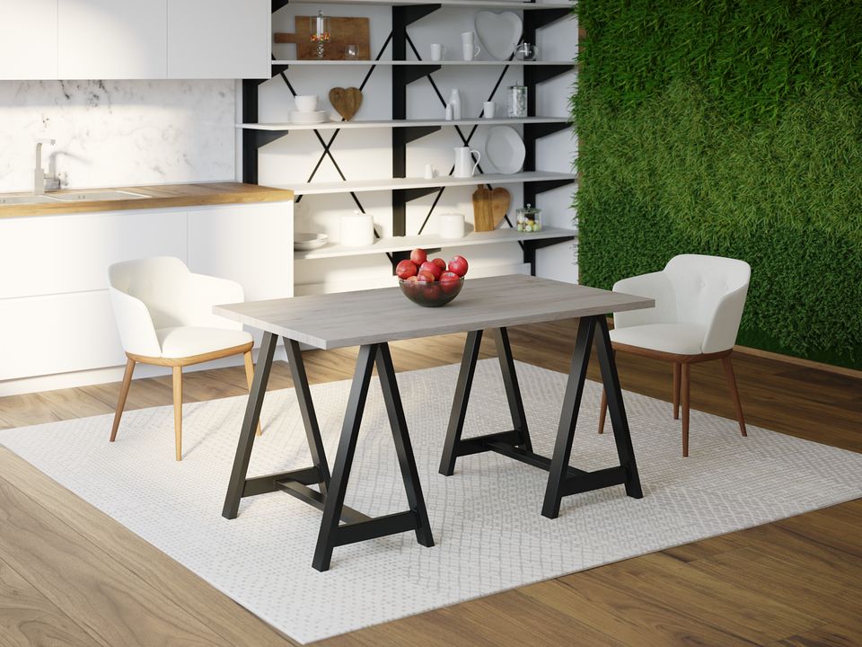 

Обеденный стол Skandi Wood SW060 Джерси 135 х 80 х 75 см МДФ+Шпон Дуб Серый