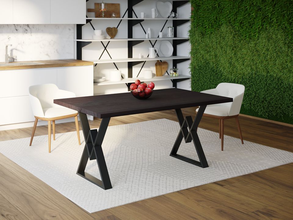 

Обеденный стол Skandi Wood SW095 Таллахасси 180 х 80 х 75 см МДФ+Шпон Дуб Венге