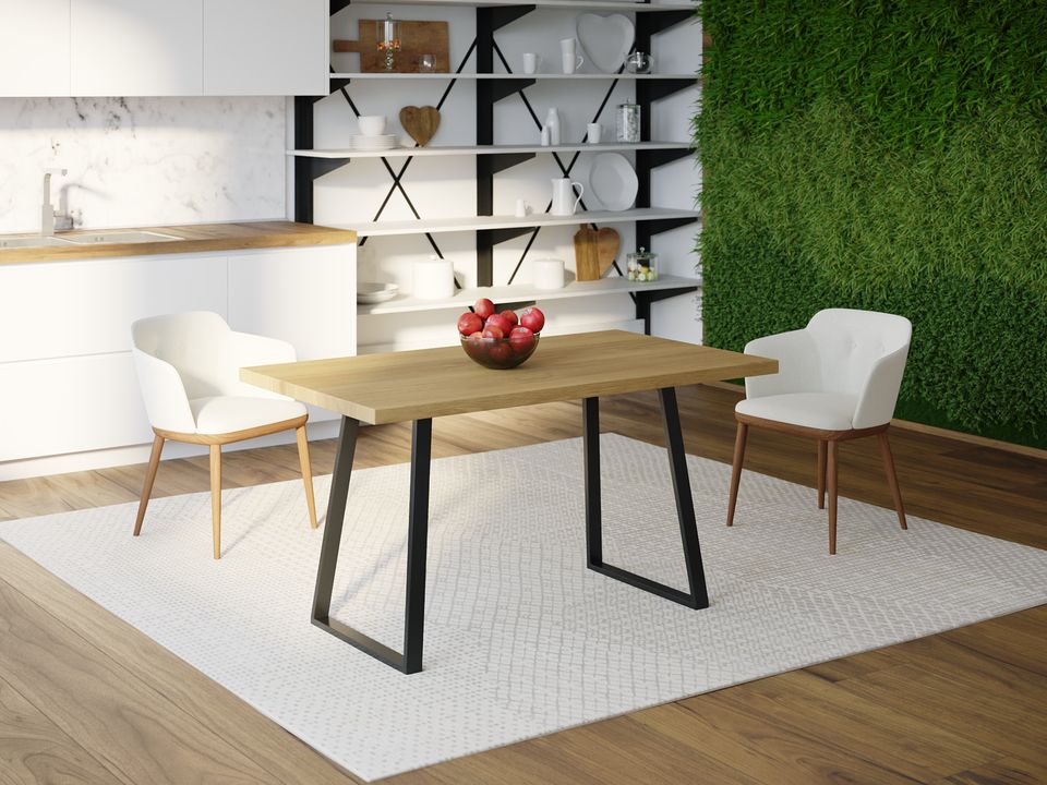 

Обеденный стол Skandi Wood SW055 Массачусетс 180 х 80 х 75 см МДФ+Шпон Дуб Натуральный