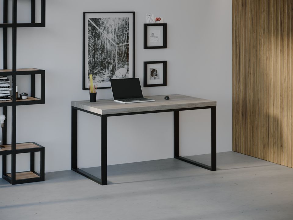 

Компьютерный стол Skandi Wood SW036 Айдахо 150 х 80 х 75 см МДФ+Шпон Дуб Серый