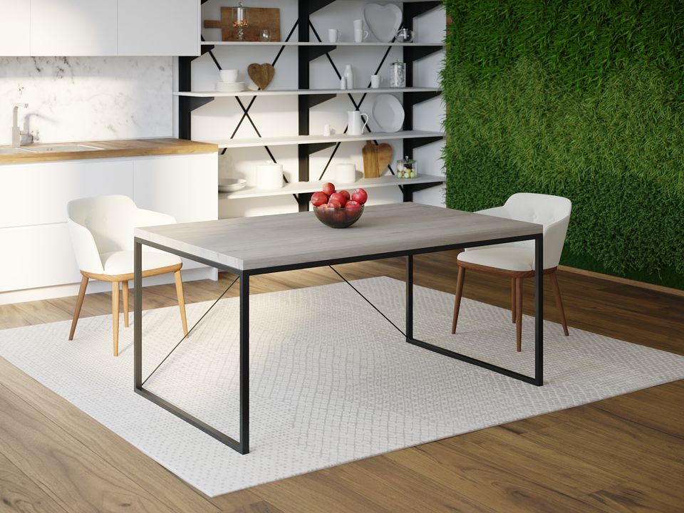 

Компьютерный стол Skandi Wood SW098 Остин 150 х 80 х 75 см Массив Ясень Серый