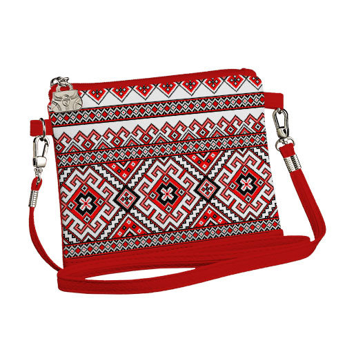 

Сумка для девочки Little fairy Presentville Красный орнамент 18x14 см