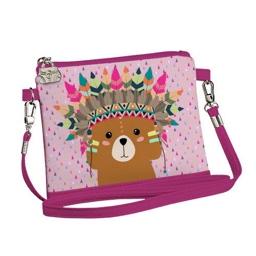 

Сумка для девочки Little fairy Presentville Мишка индеец 18x14 см