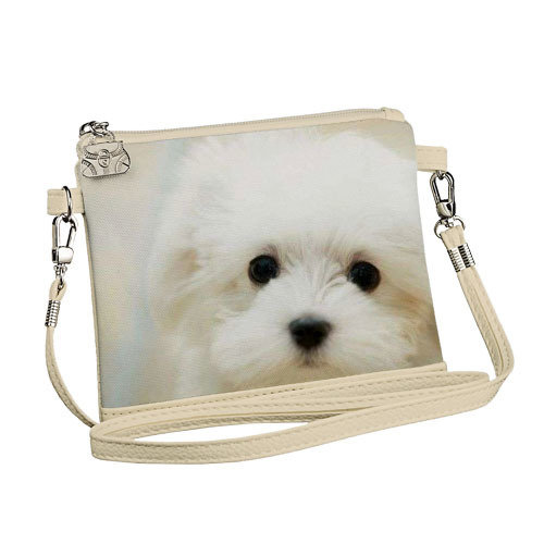 

Сумка для девочки Little fairy Presentville Белая собачка 18x14 см