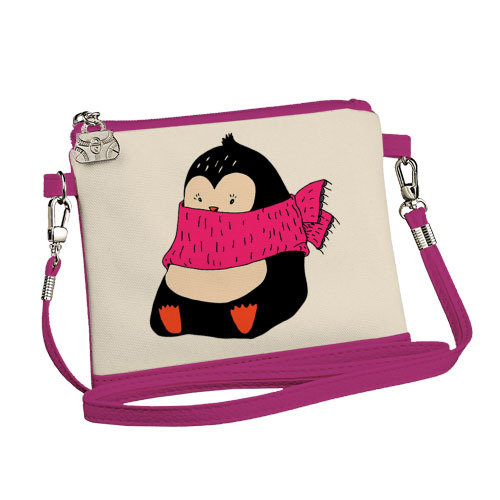 

Сумка для девочки Little fairy Presentville Пингвин в розовом шарфике 18x14 см