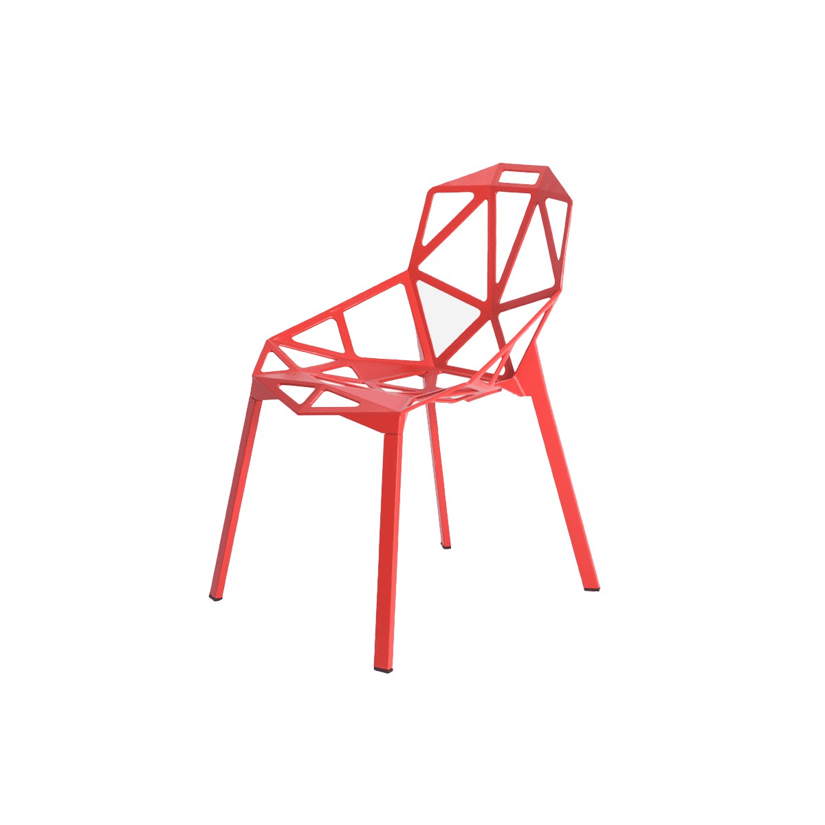 

Стул CoolArt Chair One (каркас алюминий ) красный