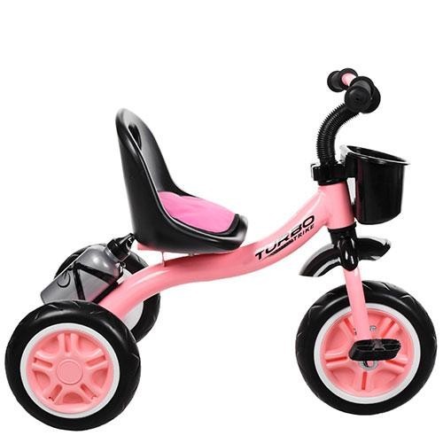 

Велосипед дитячий триколісний TURBO TRIKE РОЖЕВИЙ Музика - 3мелодіі, світло
