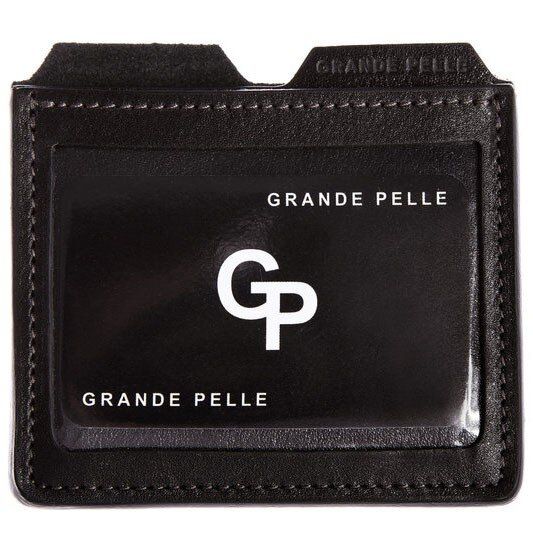 

Черный кожаный CardCase Grande Pelle 307610