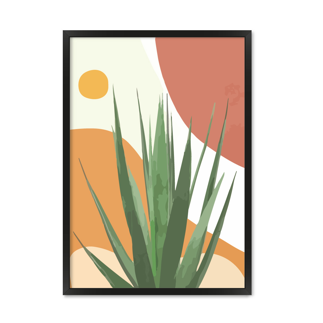 

Постер "Кактус 03" с антибликовым стеклом 29.7 x 42 см в чёрной рамке