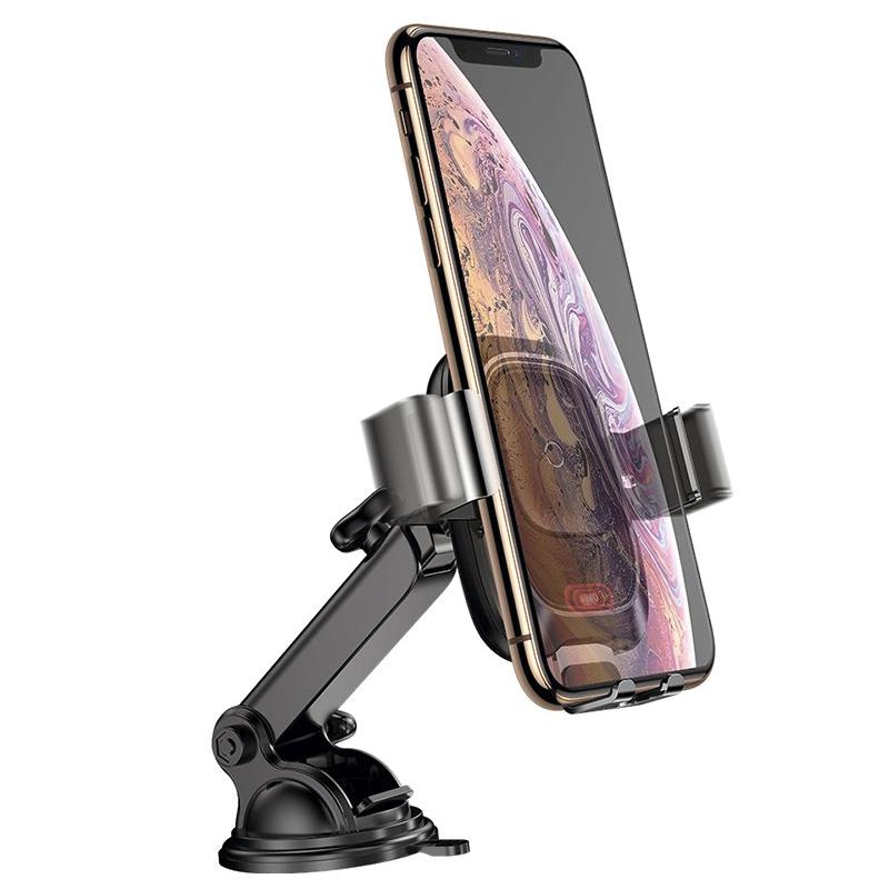 

Холдер Baseus Wireless Charger Smart Vehicle Bracket Sucker Style Holder (WXZN-B01) Black