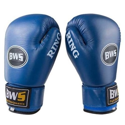 

Боксерские перчатки World sport кожаные синие 12oz Bws Ring (SKL11-281260)