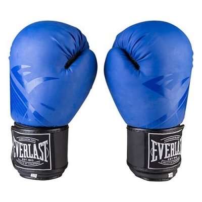 

Боксерские перчатки Everlast матовые синие 10oz DX-3597 (SKL11-281354)