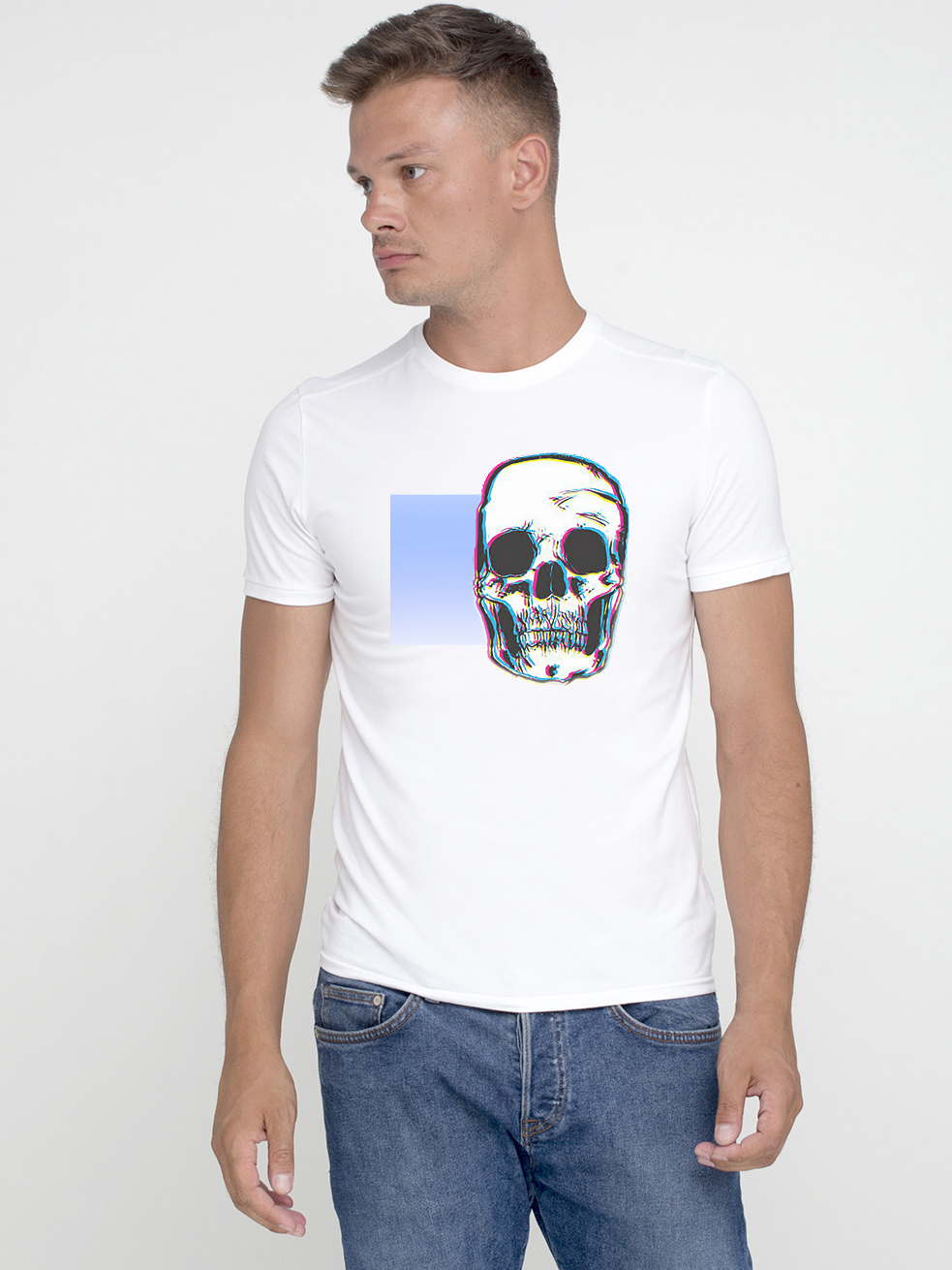 

Футболка Malta 19М440-24-Р2 Skull L (48) Белая