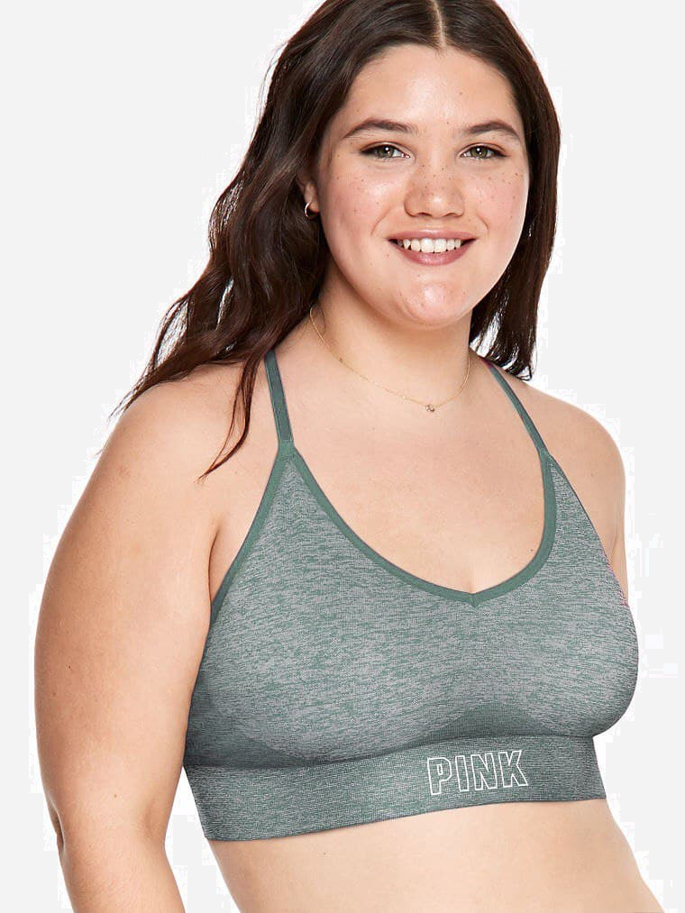 

Спортивный топ Victoria's Secret 207469013 S Зеленый