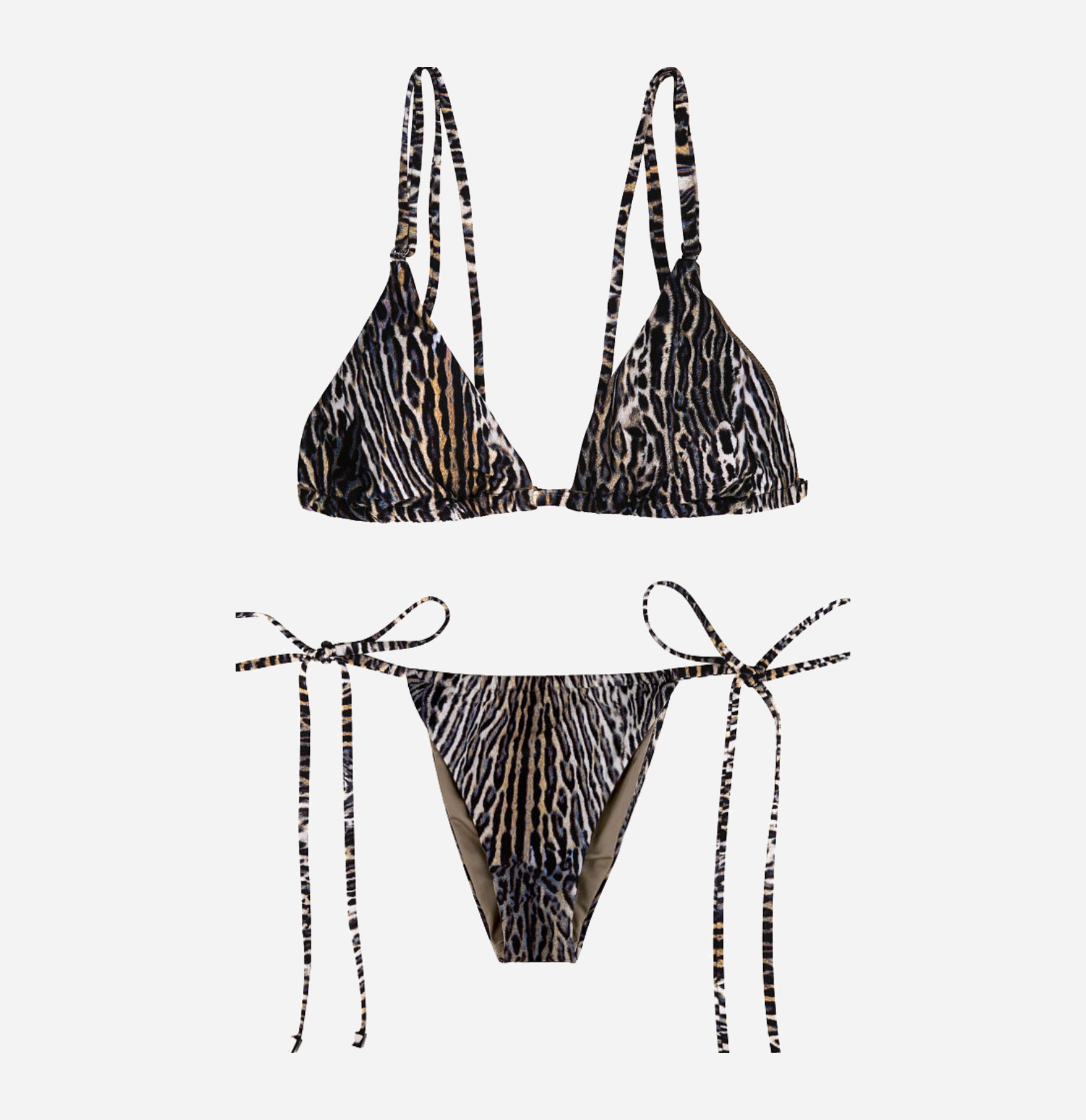 

Раздельный купальник женский Victoria's Secret 598246072 L Оцелот