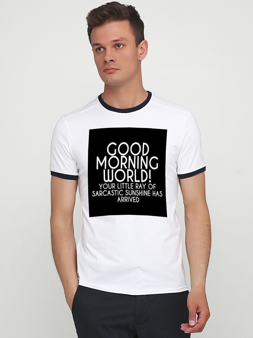 

Футболка Malta 19М440-24-Р3 Good morning ХХL (52) Белая-1