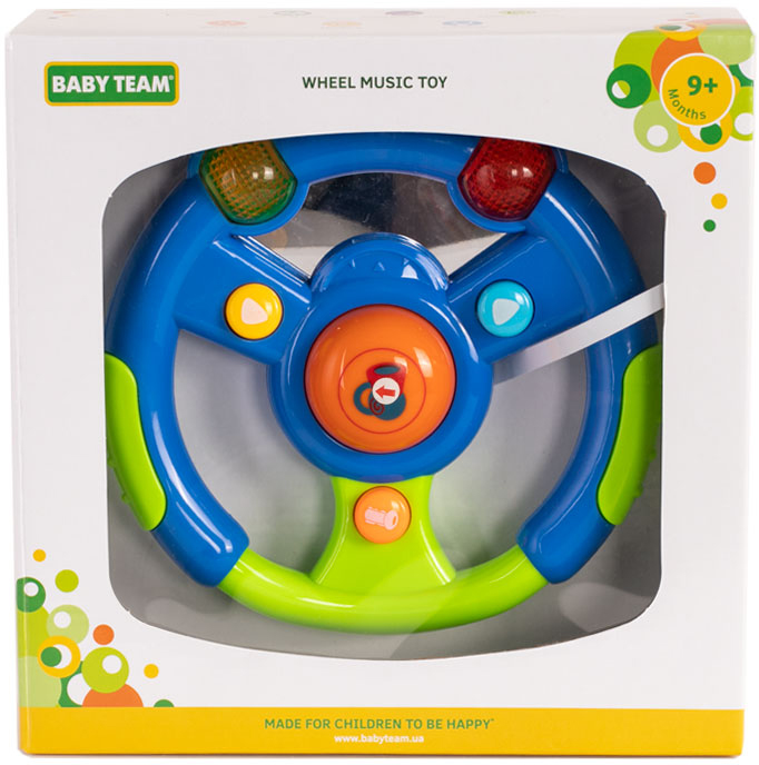 

Игрушка музыкальная для детей Baby Team Руль (8628) (4824428086288)