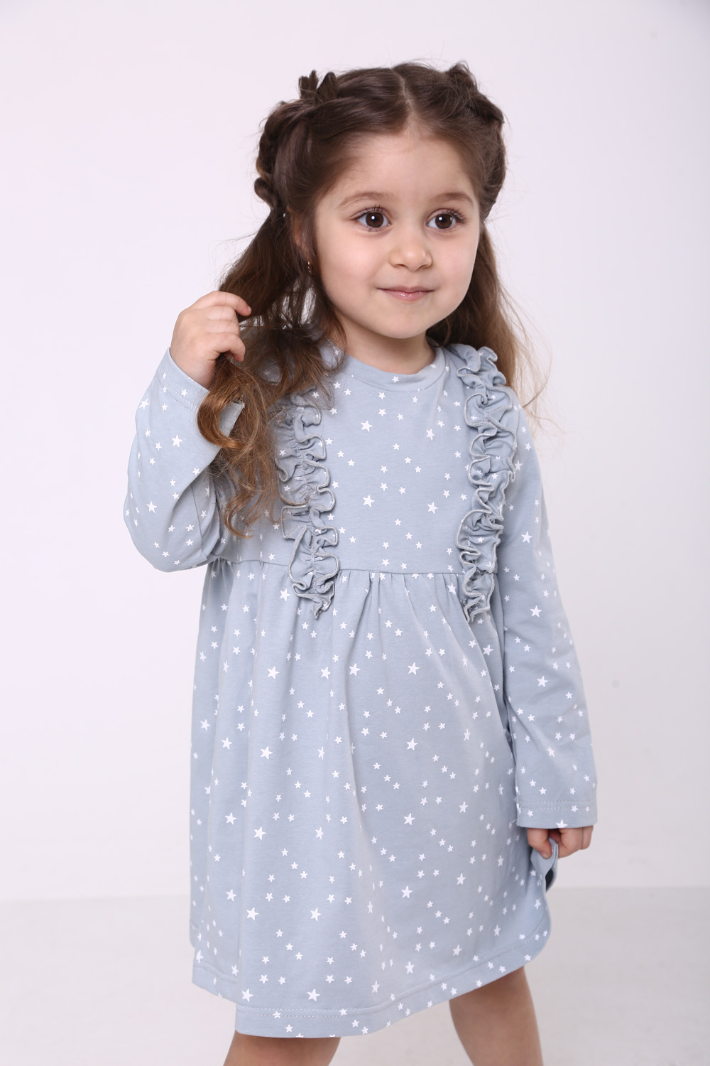 

Платье Модный карапуз 86 сірий 03-01076-0