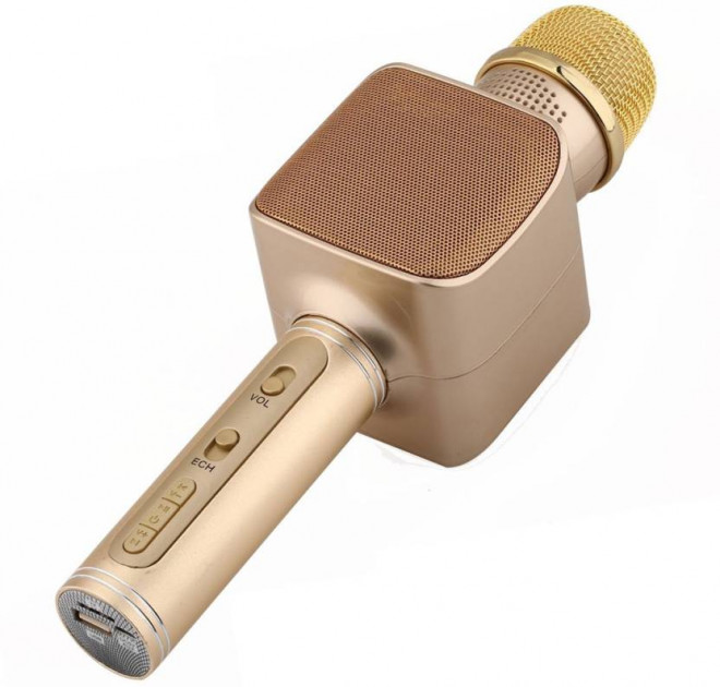 

Беспроводной портативный Bluetooth микрофон для караоке Magic Karaoke YS-68 + колонка 2 в 1 Gold