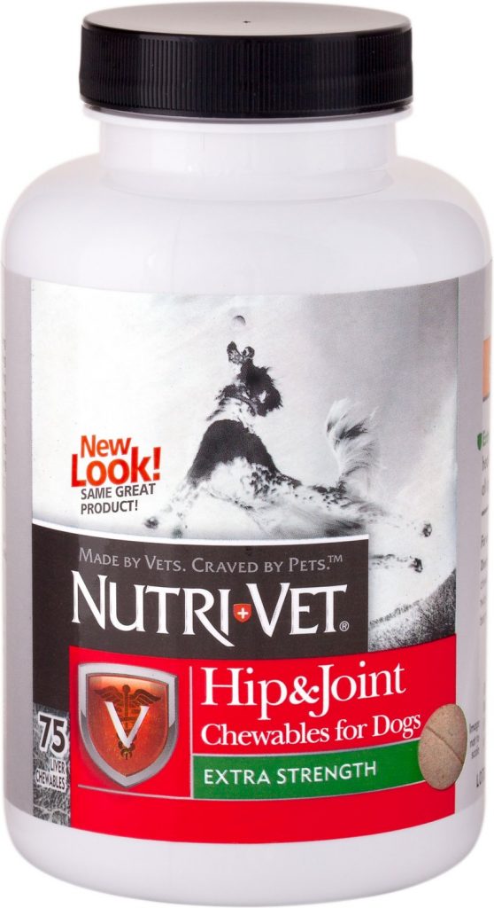 

Жевательные таблетки для собак Связки и Суставы 2й уровень Nutri-Vet Hip and Joint Extra Strength 75 табл