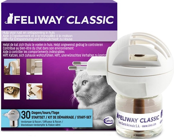 

Ceva Feliway Classic Феливей Классик (диффузор плюс сменный блок) успокоительное средство для снятия стресса у кошек 48 мл