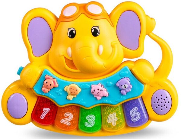 

Пианино MOMMY LOVE "Слоненок", желтый (855-28A-1)
