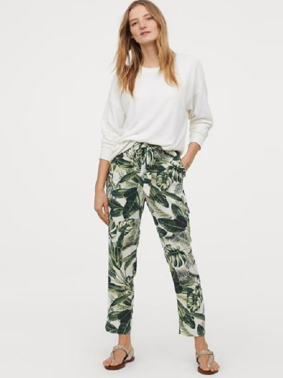

Брюки H&M 0664319-9 46 Белые
